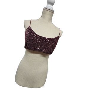 Oh Polly NWT‎ Rhinestone Womens Tank Size 8